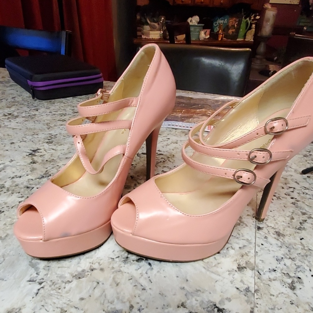 pink heels